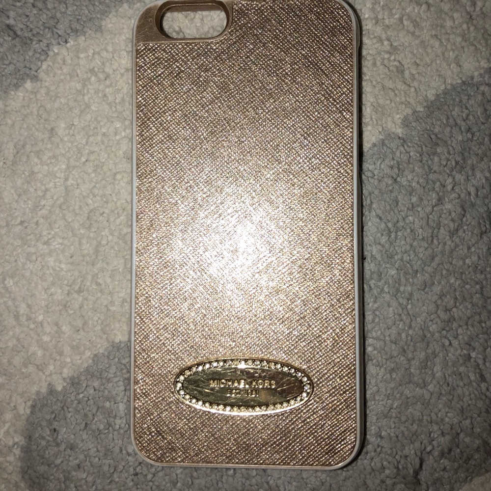 Gold Michael Kors iPhone 6 phone case